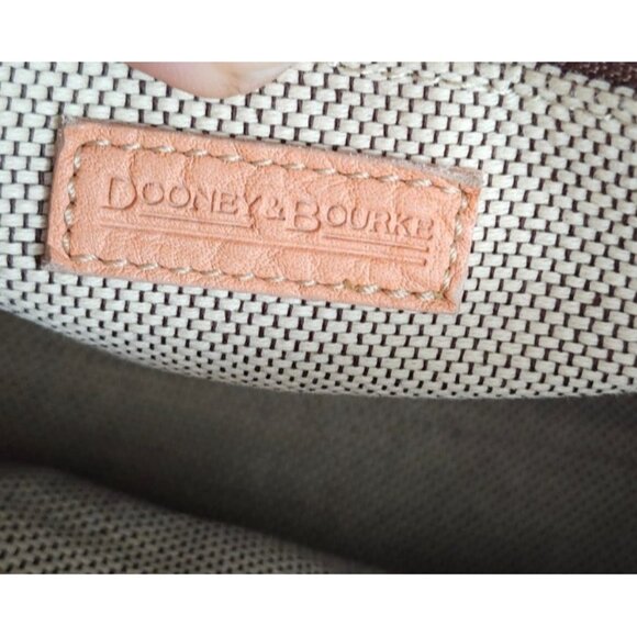 Y2K Dooney & Bourke Logo Pink Canvas Bag Purse - Picture 15 of 16